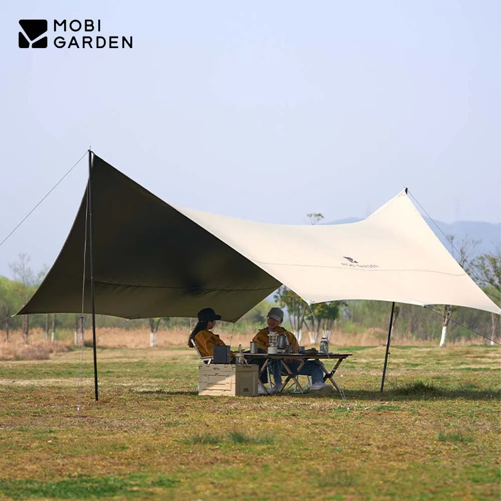 Moby Garden Camping Black Coating Tarp