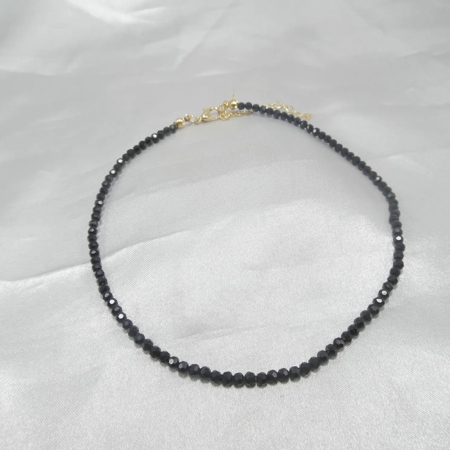 Fashion Brand Simple Black Beads Short Necklace