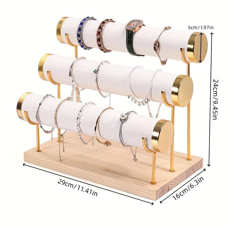 Jewelry Rack - Wooden Bracelet Holder (Popular)