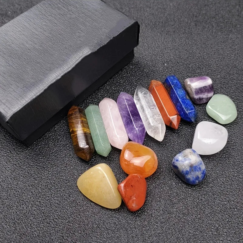 Quartz Crystal Chakra Healing Stones