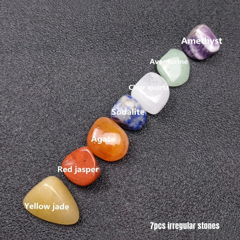 Quartz Crystal Chakra Healing Stones