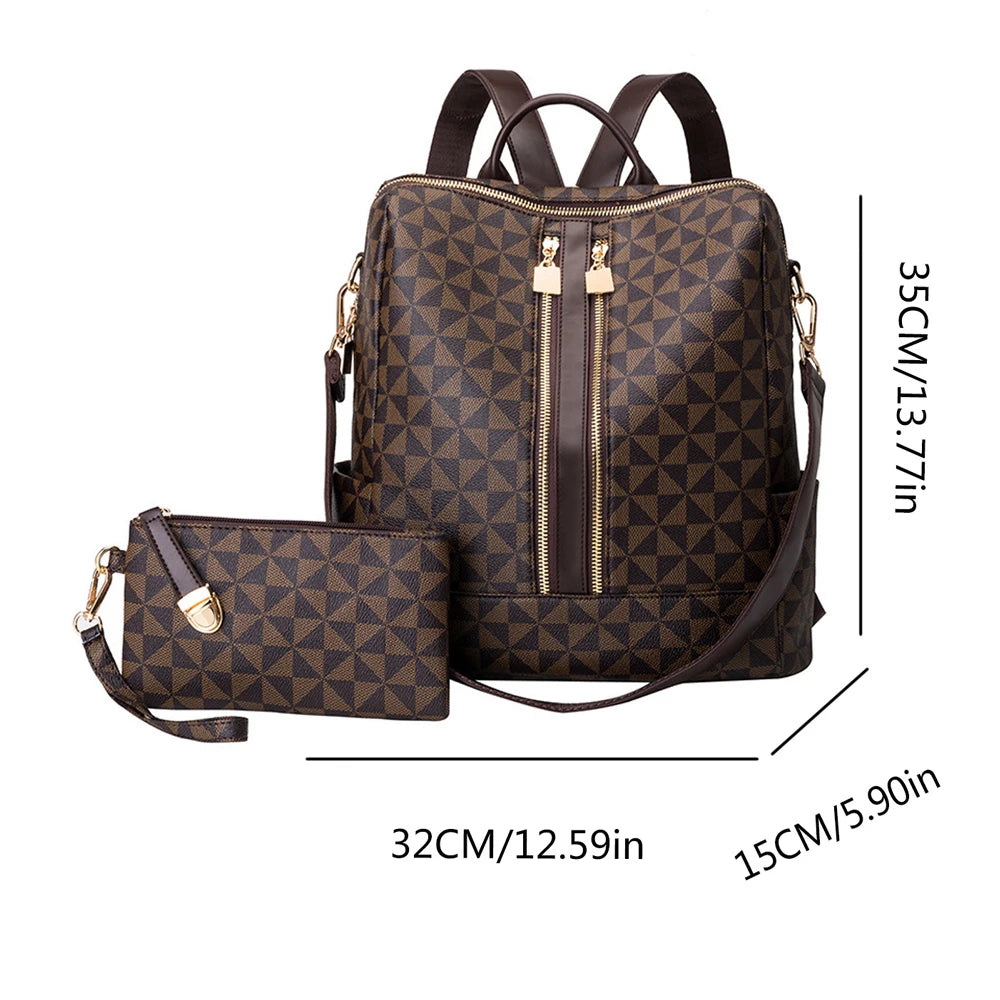 Backpack And Handbag Set (Popular)