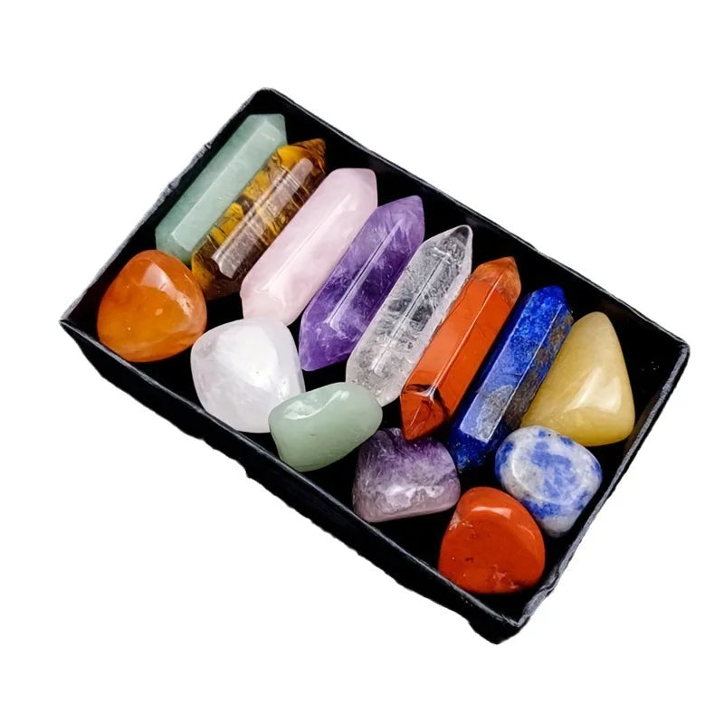 Quartz Crystal Chakra Healing Stones