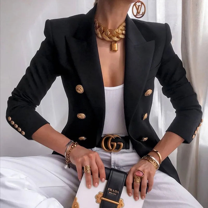 Luxury Female Coats Casual Blazer (Popular)