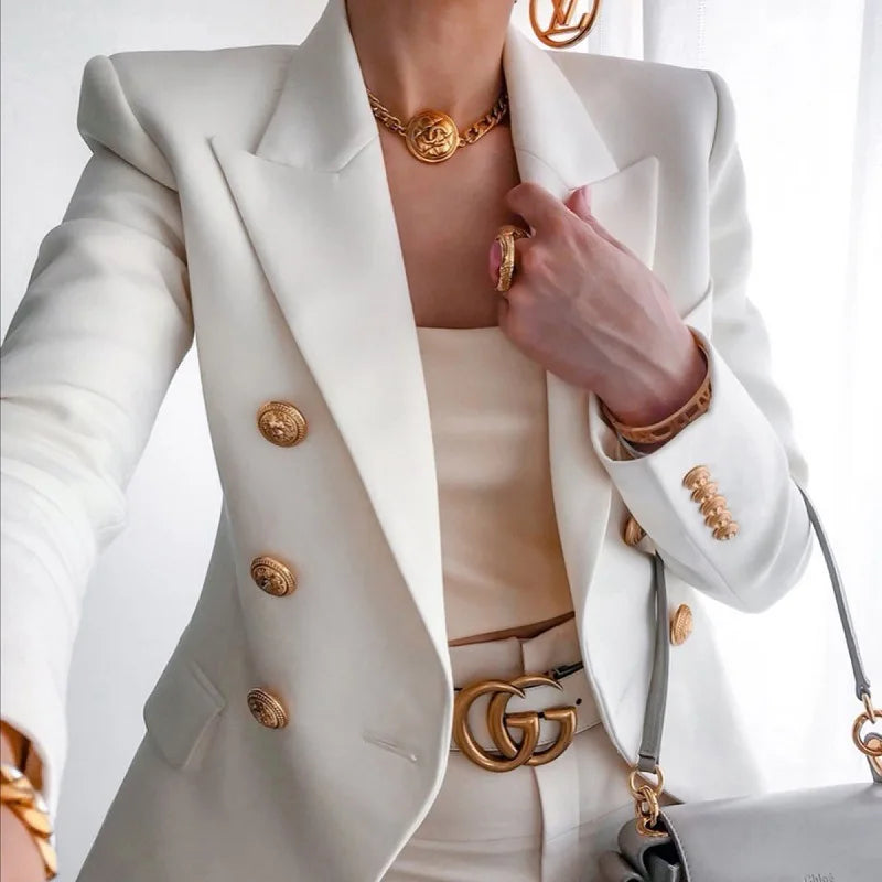 Luxury Female Coats Casual Blazer (Popular)