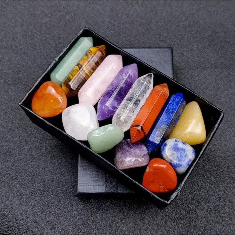 Quartz Crystal Chakra Healing Stones