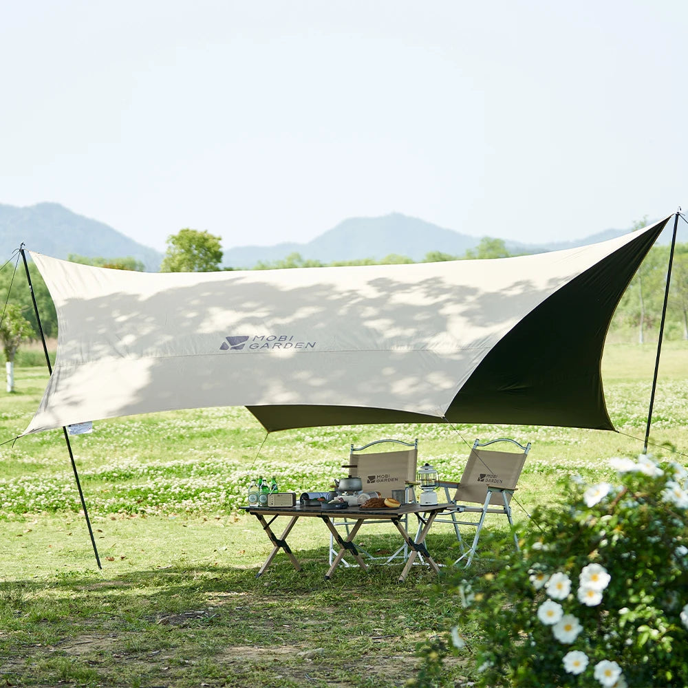 Moby Garden Camping Black Coating Tarp