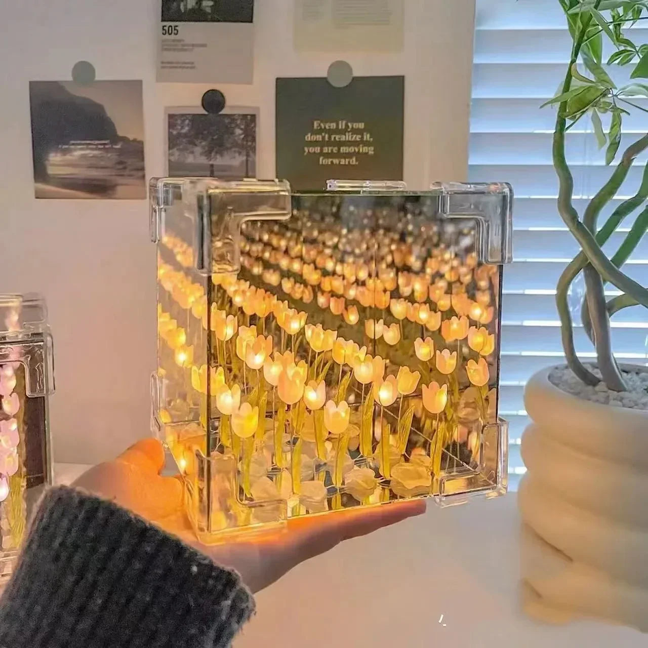 DIY Handmade Tulip Mirror