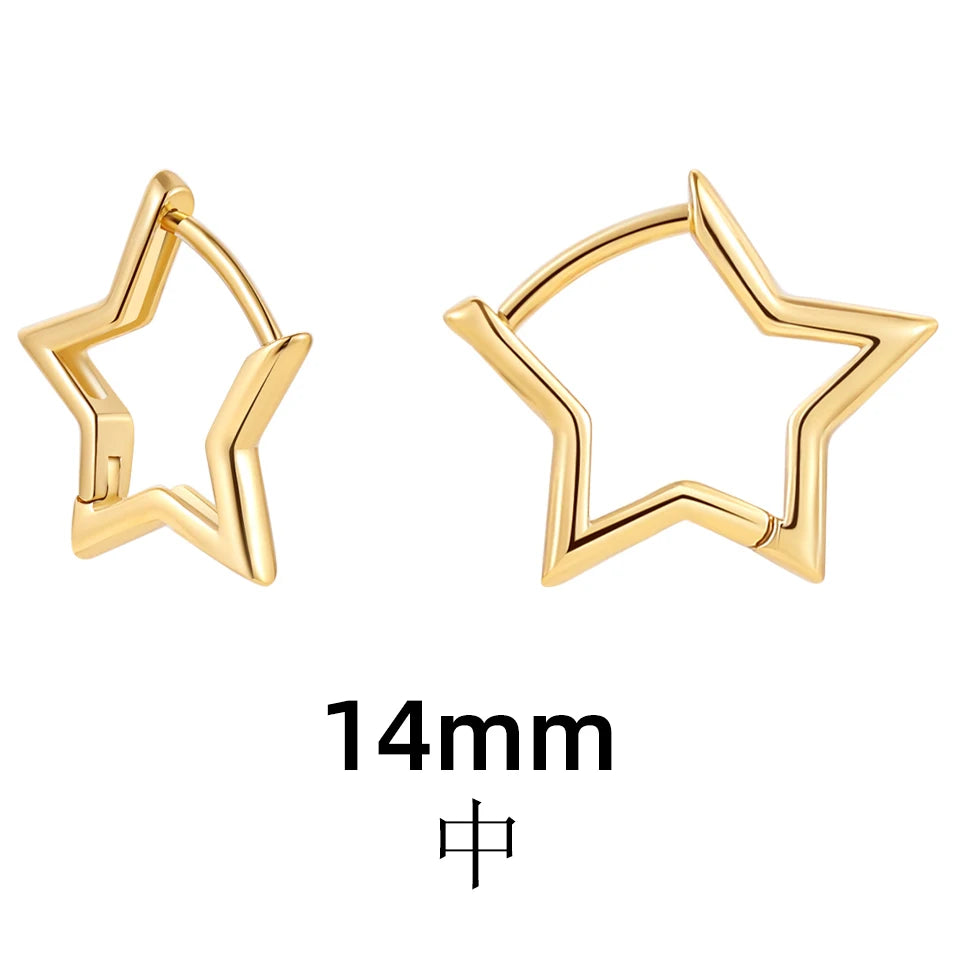 Shape Hoop Earrings