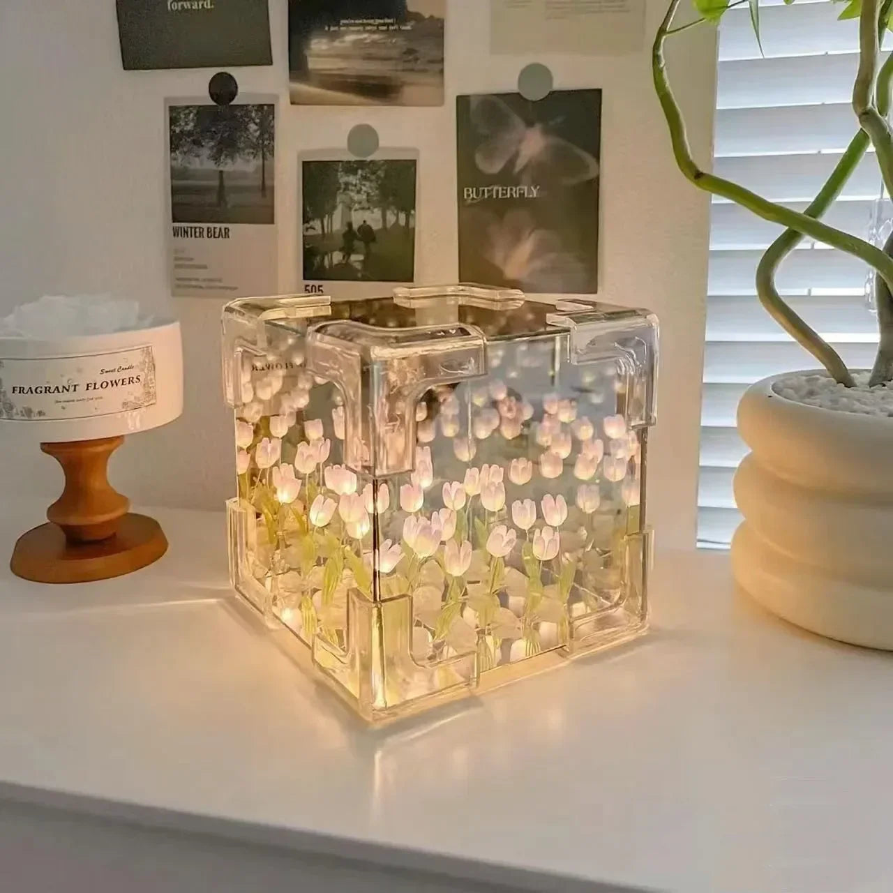 DIY Handmade Tulip Mirror