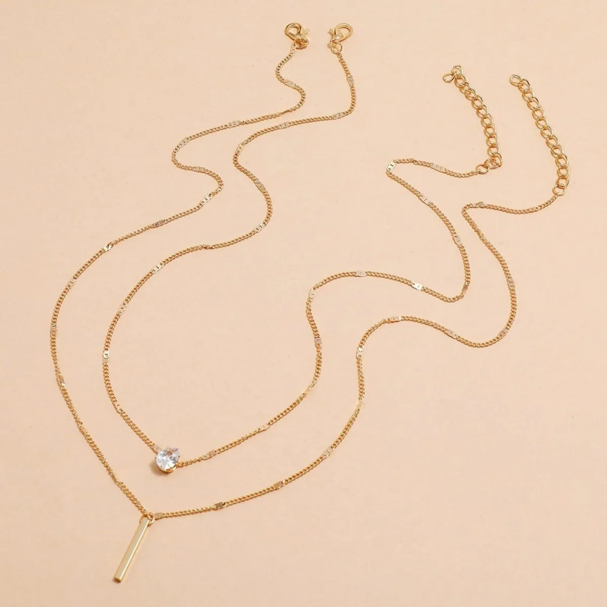 Star Heart Shape Water Drop Pendant Chain