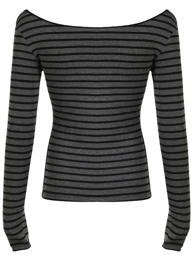 Mooyufon Japanese Basic Slim Long Sleeve