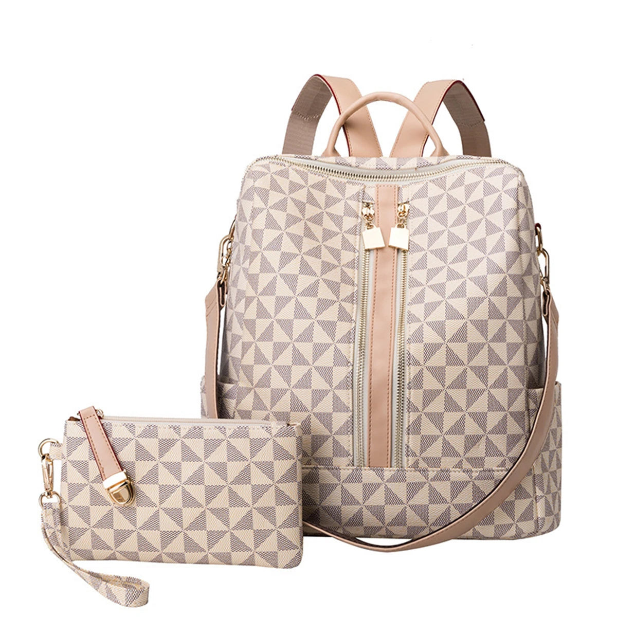 Backpack And Handbag Set (Popular)