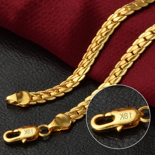 Gold color Silver Necklace