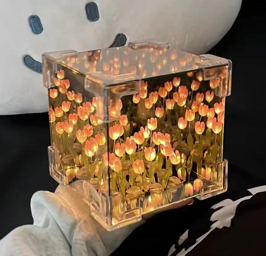 Creative Diy Tulip Flower Sea Cube