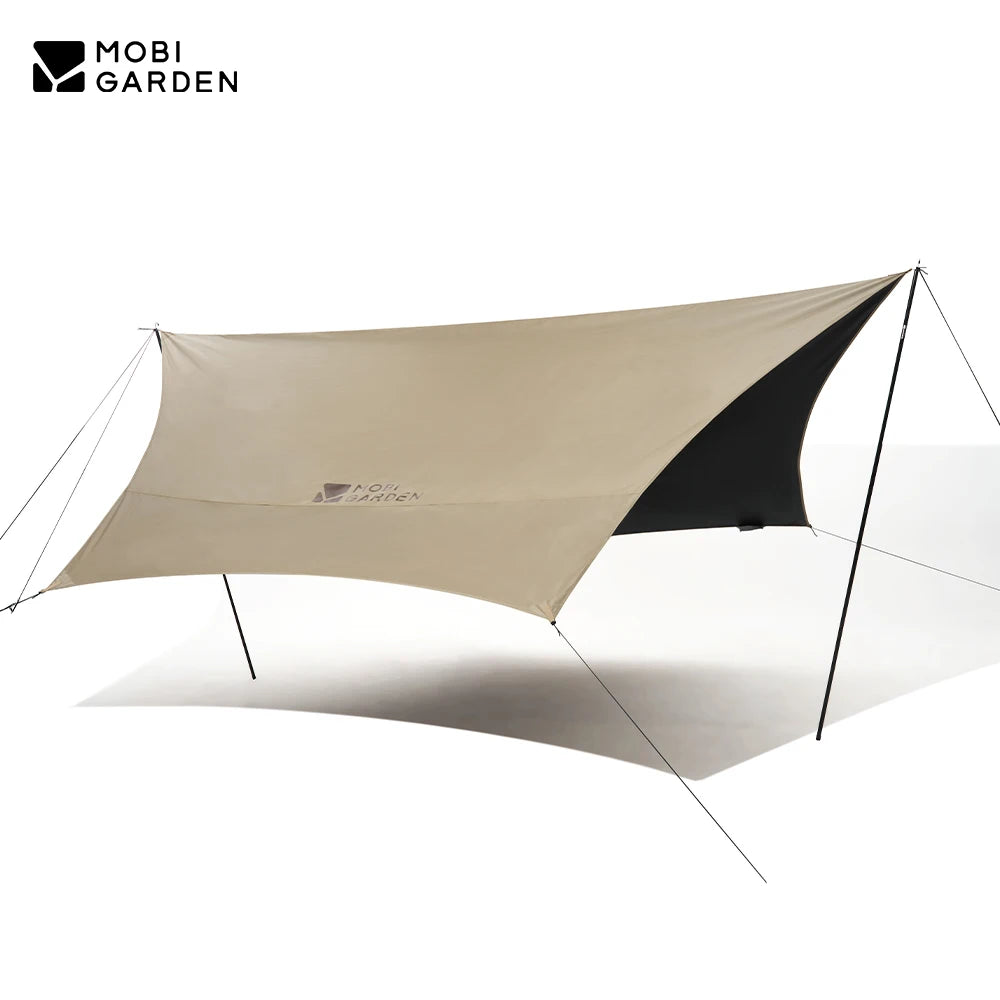 Moby Garden Camping Black Coating Tarp
