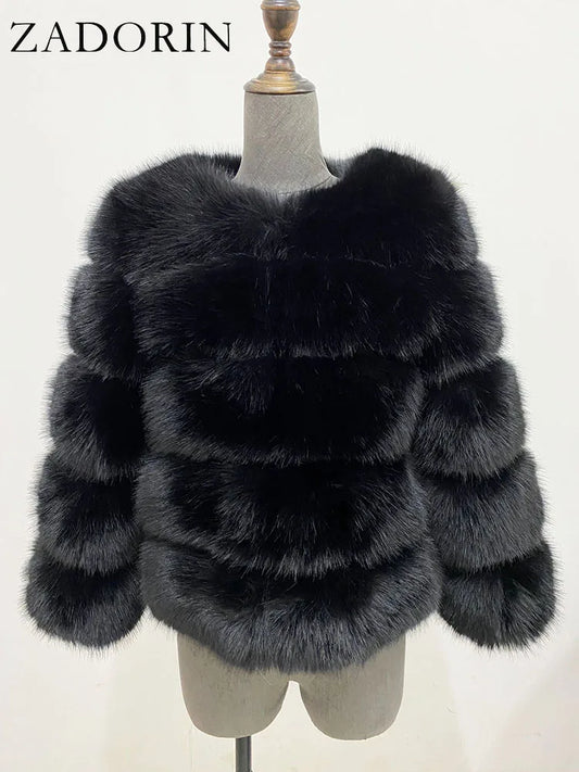 Mink Coats Autumn Winter Fluffy